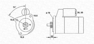 MAGNETI MARELLI 943241107010 -  Стартер